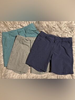 Cat & Jack Boys 3-Pack Shorts in Teal, Gray, Navy